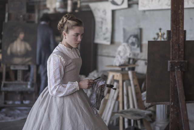 (c) Sony Pictures Amy versucht sich als Künstlerin. Amy Florence Pugh