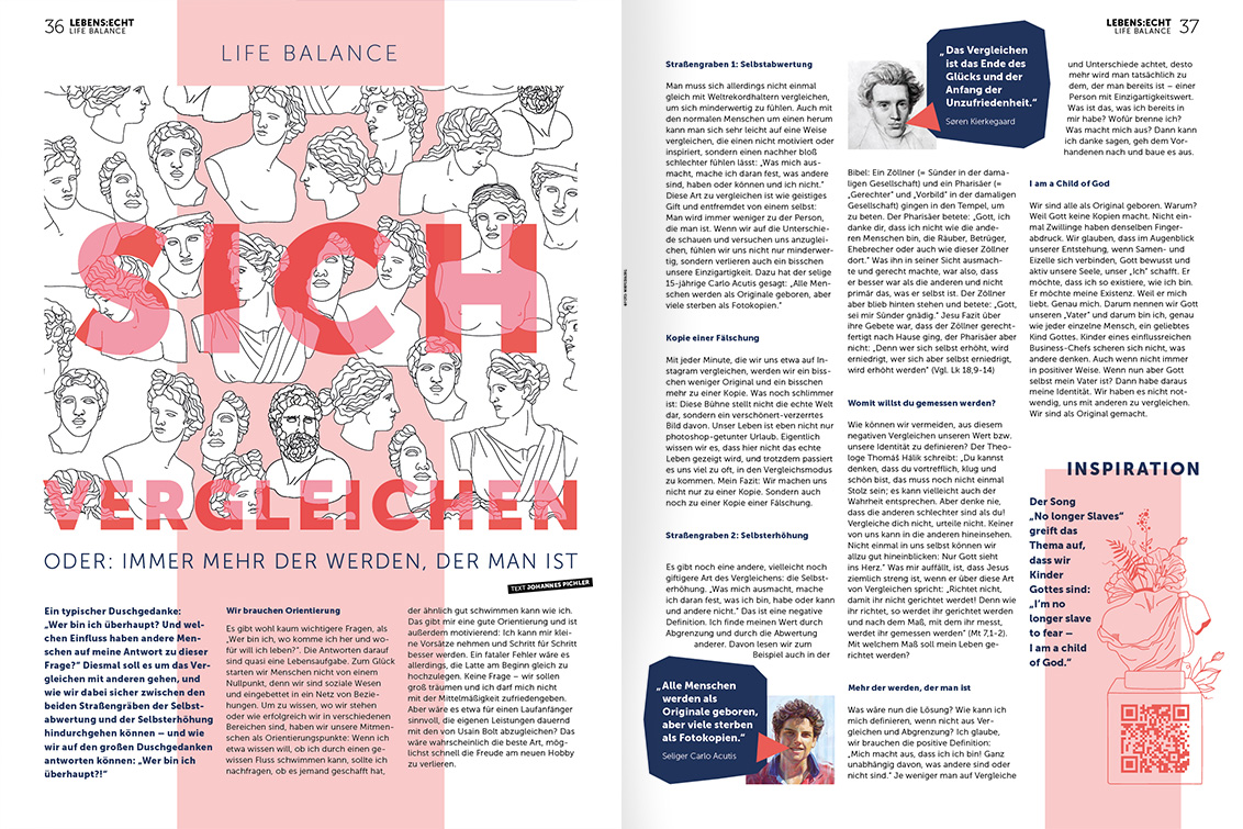 Life Balance - Sich vergleichen