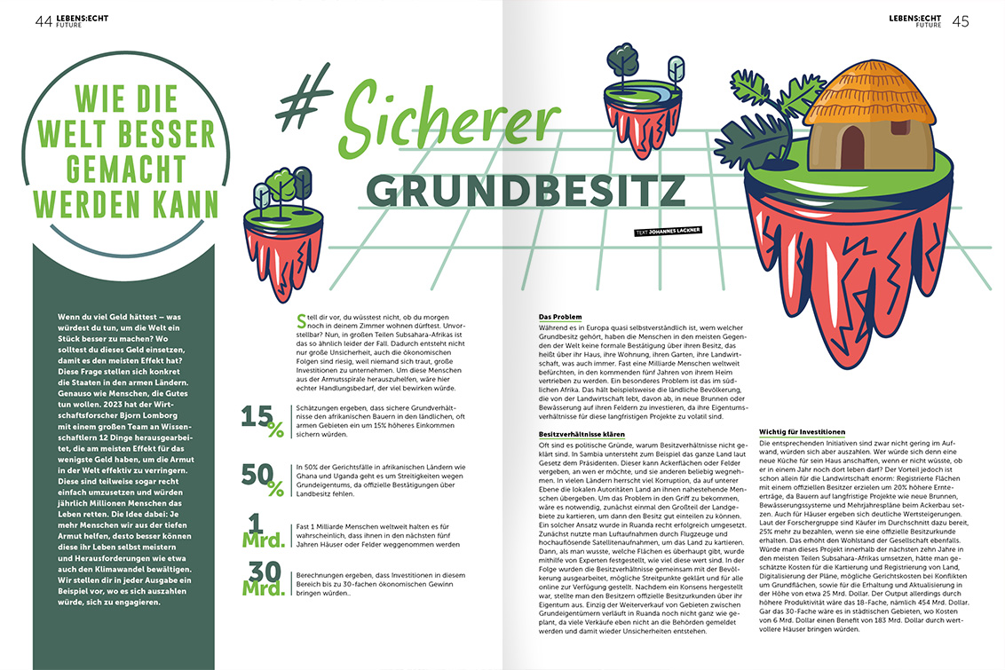 Sicherer Grundbesitz